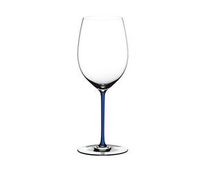 Riedel 4900/0D Fatto A Mano Cabernet Wine Glass, Blue Stem, Crystal