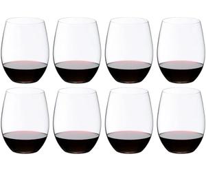 RIEDEL 5414/80 - The O Wine Tumbler, Cabernet Kauf 8 Number 6 Inch 8 Red Wine Glasses