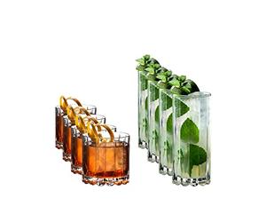 RIEDEL 5417/57 Drink Specific Glassware Rocks & Highball, Glass, Clear