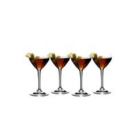 Riedel Drink Specific Glassware Nick & Nora Cocktail Glass 4oz Old-Fashioned Stemmed Cocktail Glasses Martini Manhattan Set of 4