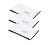 Riedel Large Microfiber Polishing Cloth for Wine Glasses, Set of 3 (Blue)