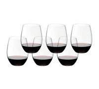 Riedel - O Cabernet/Merlot Wine Glasses 6-pack, 20 Year Anniversary - Clear