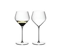 Riedel Veloce Chardonnay Wine Glasses, 24.34 oz, Set of 2, Machine Made, Dishwasher Safe, Recyclable