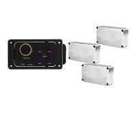 rieder 1 Set -10B 4 Band EQ Equalizer Preamp Guitar Pickup & 1 Set 1590B Guitar Effects Pedal Aluminum Stomp Box Enclosure
