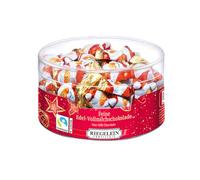 Riegelein Christmas Gnome Mini with 5 g per piece, Round Tin 400 g