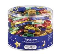 Riegelein Milk Chocolate Napolitains Drum, 12.28g, Tree Decorations, Vegetarian (Pack of 1)