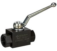 Riegler 103517-392.24 Ball Valve, High-Pressure Version, G-Female Thread, Steel, G 1/2, 1 Piece