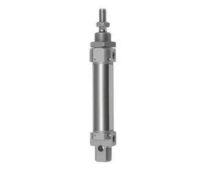 RIEGLER 105800-1.DMD.16100 Round Cylinder, Double-Action, Magnet, Piston Diameter 16, Stroke 100, M5, Pack of 1