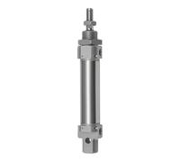 RIEGLER 105810-1.DMD.20160 Round Cylinder, Double-Action, Magnet, Piston Diameter 20, Stroke 160, G 1/8, Pack of 1
