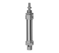 RIEGLER 105815-1.DMD.25050 Round Cylinder, Double-Action, Magnet, Piston Diameter 25, Stroke 50, G 1/8, Pack of 1