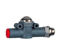RIEGLER 106776-433.005-4 Quick Bleed Valve Sound M5 (Outlet) - Fitting 4 (Input), Pack of 1
