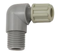 Riegler 110802-140.64 Angled Screw Connection G 1/4 A for Hose 9/12 mm PA 1 Piece
