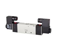 RIEGLER 116155-517.3004 Electric 5/3-Way 4 V Central with G 1/4 24 VDC 950 L/min 1 Piece