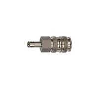 RIEGLER 141560-241.65-E Quick-Release Coupling NW 10 Steel / Brass Nickel-Plated Nozzle LW 13 Pack of 1