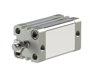 RIEGLER 15.DMA.12050 ACE Series Compact Cylinder Double Action with Magnet, 12 mm Piston, 50 mm Stroke, M5 Connection, M5 x 0.8 Piston Rods