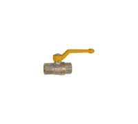 RIEGLER 350.1102 Ball Valve DIN EN 331, DVGW, MS Nickel-Plated, Hand Lever, IG/IG, Rp 1/2