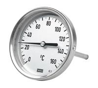 Riegler Bimetallic Thermometer Display Varies from 0° C to 120° C tauchschaftl. in mm 100