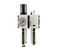 RIEGLER FU 601-M Futura maintenance unit two-piece with metal reservoir, visibility tube and pressure gauge, semi-automatic, size 1, 0.5-8 bar, G 1/4"