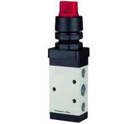RIEGLER M5 116025-515.6101 5/2-Way Valve Manual Turning Lever K Monostable G1/8 Red Pack of 1