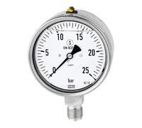 Riegler Stainless Steel Glyz-Manomet. 0-4 Bar/g 1/2