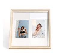 Rieibi 3.5x5 Wooden Wide 300/Link Wide Photo Frame - 5 Inches Fuji Wide Picture Frame for Fujifilm instax Wide 300/210/Link Wide - Wood Frame for Wall & Tabletop Decoration