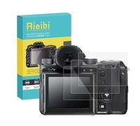 Rieibi (3 Packs) Screen Protector for Fujifilm GFX 50R 50S 100 100S Digital Camera, 0.33mm 9H Hardness Tempered Glass Film for Fuji GFX 50R 50S 100 100S Anti-Fingerprint Anti-Scratch Ultra-clear