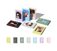 Rieibi 7 Pack 3 Inch Mini Photo Frame - Picture Frame Set for Instax Mini Evo/12/11/9/8/7+ Film - Table Decoration