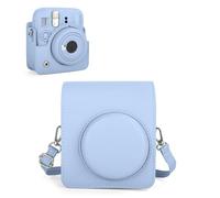 Rieibi Camera Case Compatible with Fuji Instax Mini 13 - MINI 13 Carry Case for Fujifilm Instax 13 Instant Camera - Fuji 13 Bag Cover with Strap - Pastel Blue