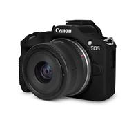 Rieibi EOSR50 EOS R50 Case, Soft Silicone Protective Case for Canon EOS R50 EOSR50 Vlogging Camera, Lightweight EOS R50 Camera Case Cover Grip Body Skin - Black