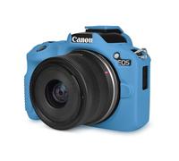 Rieibi EOSR50 EOS R50 Case, Soft Silicone Protective Case for Canon EOS R50 EOSR50 Vlogging Camera, Lightweight EOS R50 Camera Case Cover Grip Body Skin - Blue