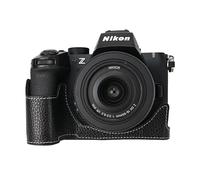 Rieibi Handmade Genuine Leather Half Case for Nikon Z50II Mirrorless Digital Camera Case, Body Protective Grip Case for Nikon Z50 II Case