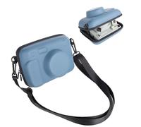 Rieibi Hard Protective Case for INSTAX Wide 400/300/210/LOMO Camera - EVA Carrying Storage Case for Fujifilm Instax Wide 400/300/210/LOMO Camera with Shoulder Strap and Accessories Pocket-Blue