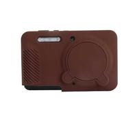 Rieibi Silicone Case for Kodak PIXPRO FZ55 Camera, Accessories for PIXPRO FZ55 - Includes 2 Screen Protective Films, Detachable Lens Cover, Anti-Slip Design, Coffee