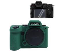 Rieibi Silicone Case for Panasonic Lumix DC-S5II /Panasonic Lumix DC-S5IIX Camera Case with 2PCS Screen Protector,Lightweight Camera Case for Panasonic Lumix S5 II X/Panasonic Lumix S5 II Case
