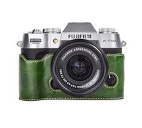 Rieibi X-T50 / XT50 Case，Handmade PU Leather Half Case Bag Cover Bottom Opening Version for Fujifilm X-T50 /XT50 Digital Camera, Protective Grip Camera Case for X-T50 XT50