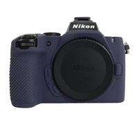 Rieibi Z50II Case, Frosted Silicone Protective case for Nikon Z50II Mirrorless Camera,Fullbody Lightweight Nikon Z50 II camera Cover（Cover Only） - Navy Blue