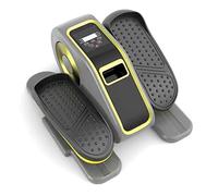 RIEJIN Under Desk Ellipitical Machine,Electric Mini Seated Elliptical Training Machine, with Remote Controller for Seniors, Adults, Home & Office Workout (Color : Yellow)