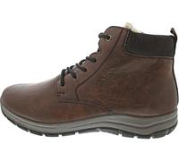 Rieker 03620 Men's Extra Wide Ankle Boots with Warm Lining and Zip, brown, 9 UK