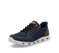 Rieker Sport Blue Zip Shoes for Men | Rieker Sport 04301-14 Colour: Blue, Size: EU 42 / UK 8