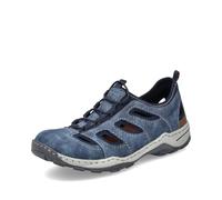 Rieker 08065 Men's Low-Top Trainers, Blue 17, 9.5 UK