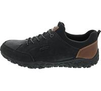 Rieker 08150 Men's Low-Top Trainers with Highflex Sole and Lacing, black, 9 UK