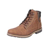 Rieker 13742 Men's Lace-Up Ankle Boots, brown, 8 UK