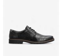 Rieker 13900 Mens Synthetic Lace-Up Derby Shoes Black/Smoke