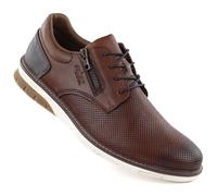 Rieker 14412-24 men's comfortable brown leather shoes