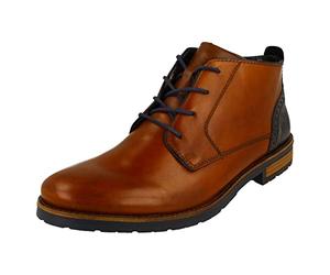 Rieker 14605-22 Brown Leather Lace Up Men's Boot, 6.5 UK