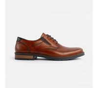 Rieker 14621 Mens Leather Lace-Up Breathable Formal Brown Oxford Shoes