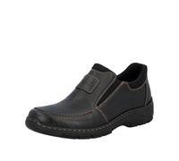 Rieker 19961, Men’s Loafers, Black (Schwarz/Kakao/Schwarz/03), 9.5 UK (44 EU)