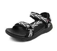 Rieker 20802-00 Cesar Mens Sport Walking Sandals in Black 10.5 Black