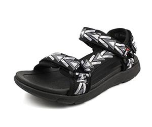 Rieker 20802-00 Cesar Mens Sport Walking Sandals in Black 10.5 Black