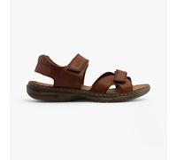 Rieker 21461-24 Men Brown Hook & Loop Sandals Size: EU 41 / UK 7.5, Colour: Brown
